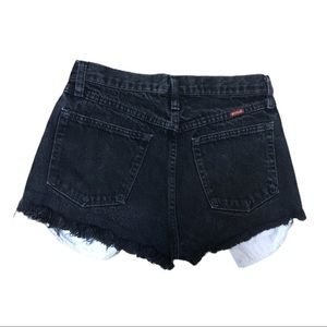 Vtg Rustler Wrangler Cut Off Denim Shorts Dukes 29